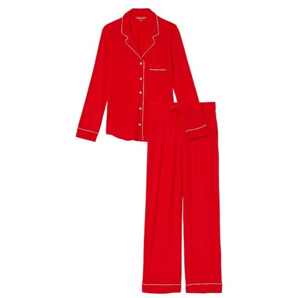 NWT VICTORIA'S SECRET CLASSIC 
Modal Long Pajama Set - Picture 3 of 4